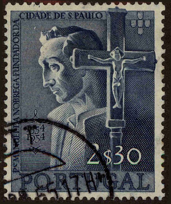 Front view of Portugal 801 collectors stamp