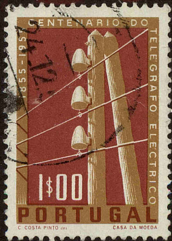 Front view of Portugal 813 collectors stamp