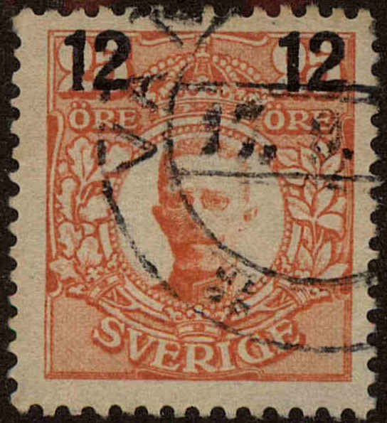 Front view of Sweden 101 collectors stamp