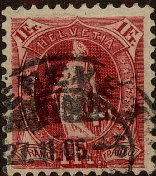 Front view of Switzerland 97 collectors stamp