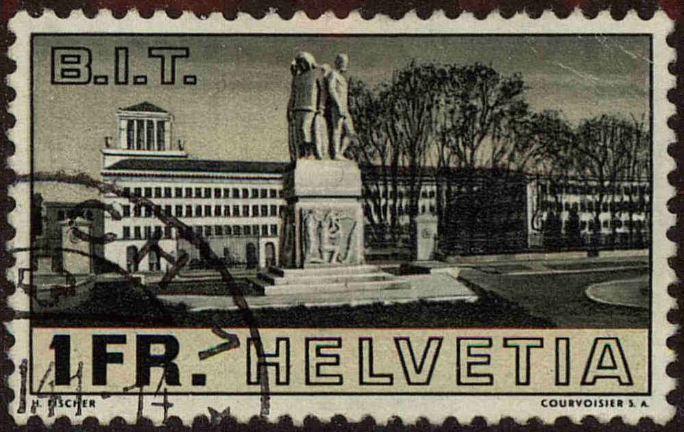 Front view of Switzerland 241 collectors stamp