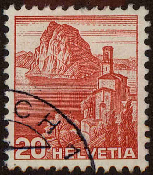 Front view of Switzerland 243 collectors stamp