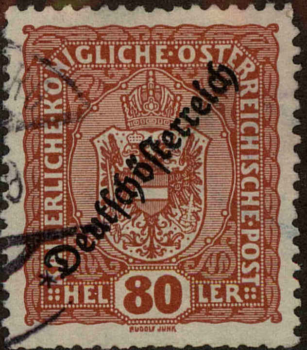 Front view of Austria 193 collectors stamp