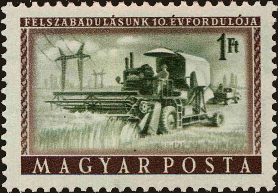 Front view of Hungary 1111 collectors stamp
