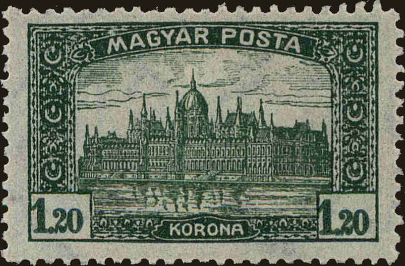 Front view of Hungary 192 collectors stamp