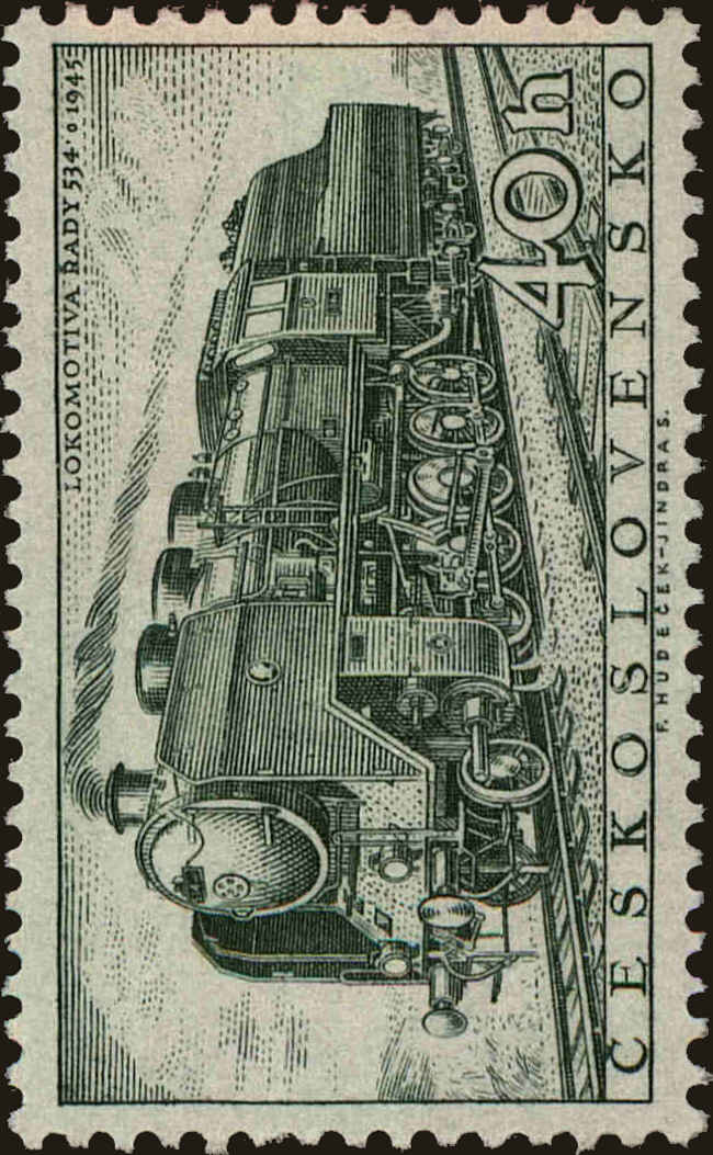 Front view of Czechia 772 collectors stamp