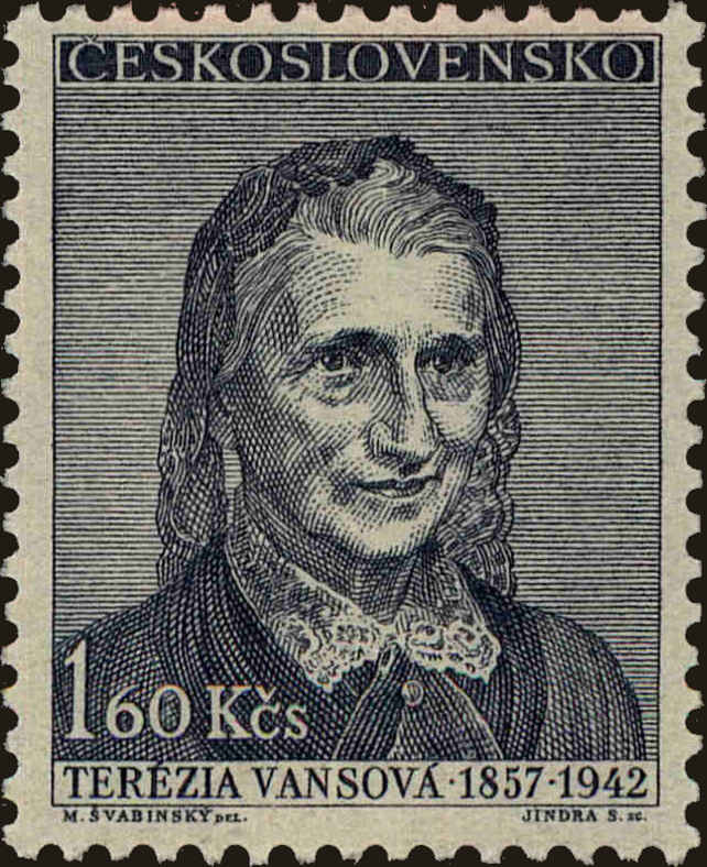 Front view of Czechia 784 collectors stamp