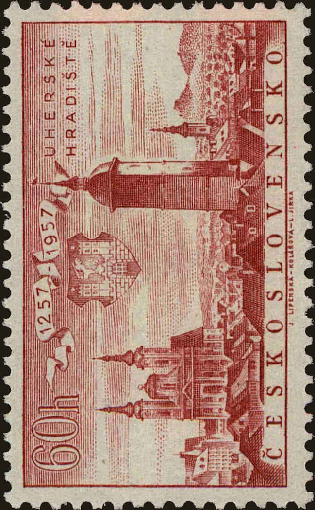 Front view of Czechia 787 collectors stamp