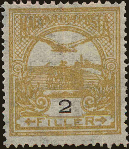 Front view of Hungary 85 collectors stamp