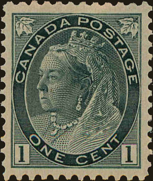 Front view of Canada 75 collectors stamp