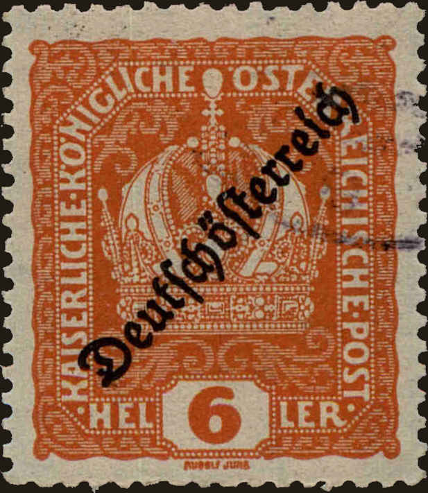 Front view of Austria 183 collectors stamp