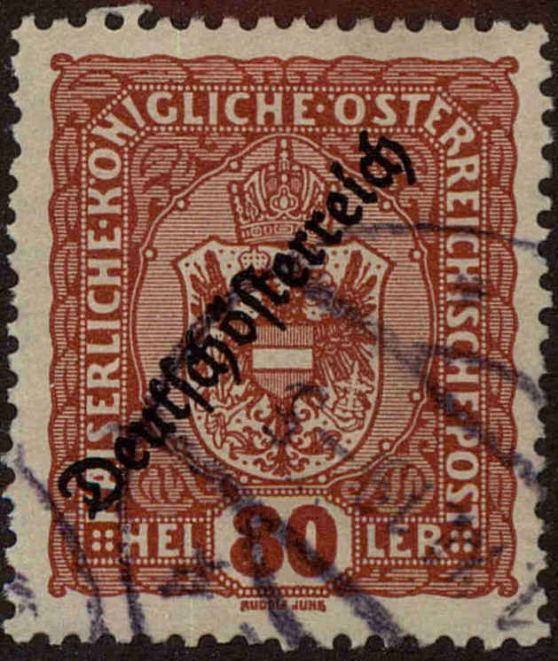 Front view of Austria 193 collectors stamp