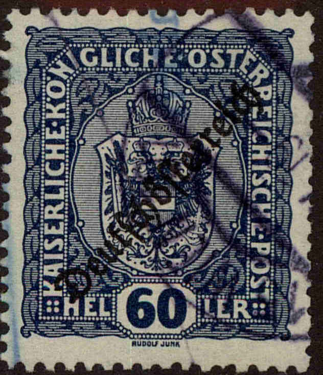 Front view of Austria 192 collectors stamp
