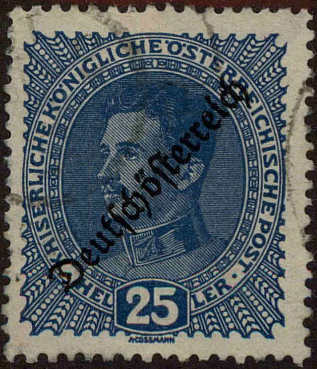 Front view of Austria 188 collectors stamp