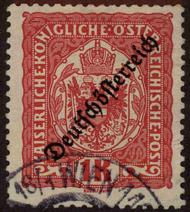 Front view of Austria 195 collectors stamp