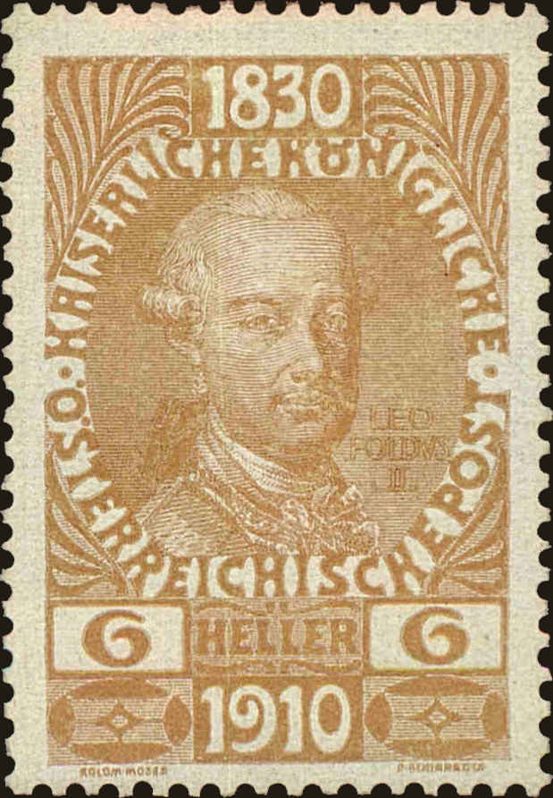 Front view of Austria 132 collectors stamp