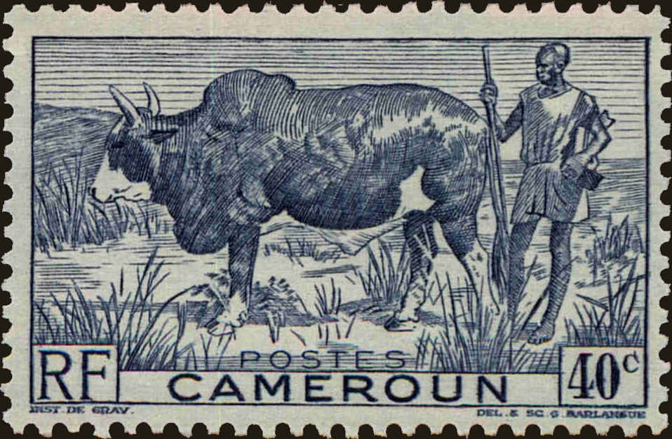 Front view of Cameroun (French) 306 collectors stamp