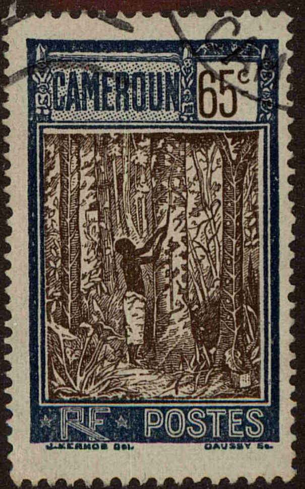Front view of Cameroun (French) 192 collectors stamp