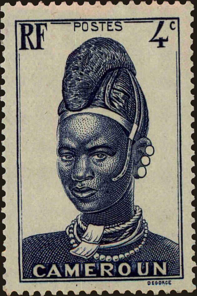 Front view of Cameroun (French) 227 collectors stamp