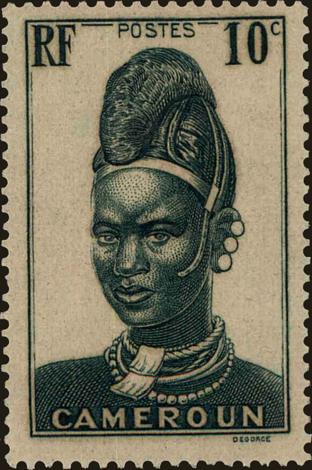 Front view of Cameroun (French) 229 collectors stamp