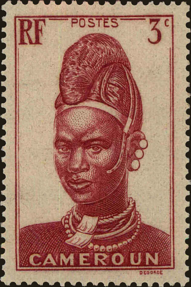 Front view of Cameroun (French) 226 collectors stamp