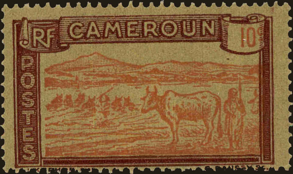 Front view of Cameroun (French) 174 collectors stamp