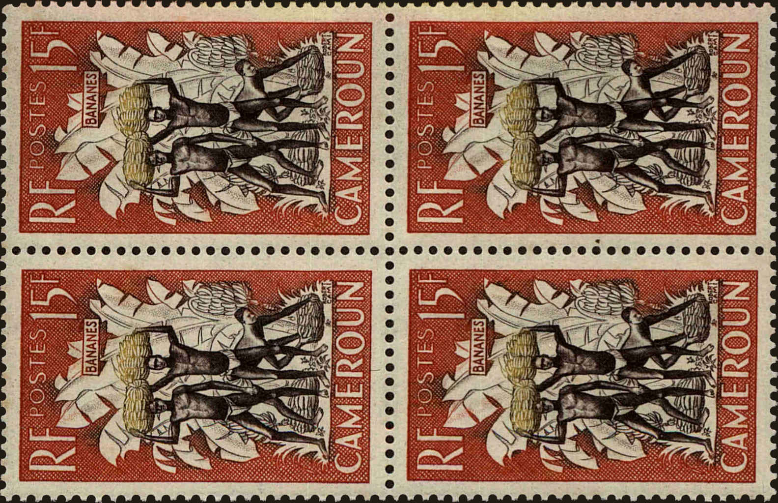 Front view of Cameroun (French) 324 collectors stamp