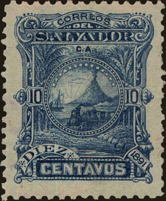 Front view of Salvador, El 51 collectors stamp
