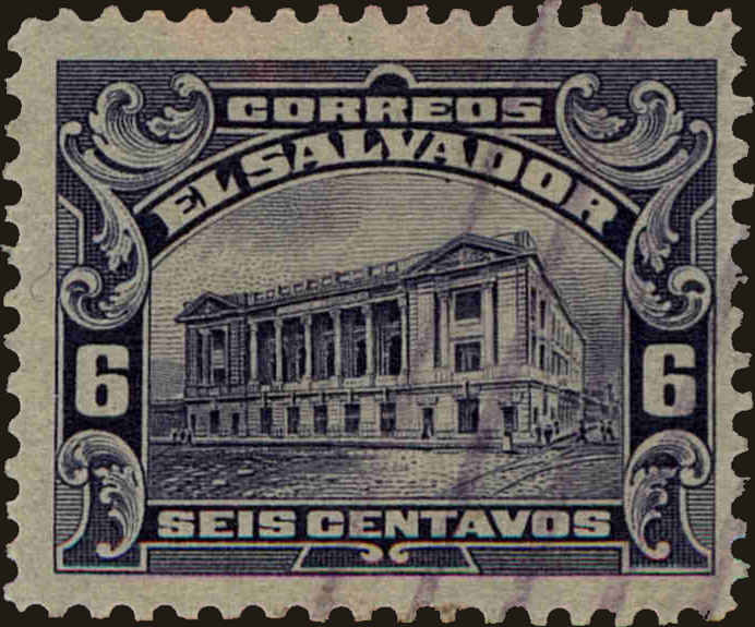 Front view of Salvador, El 434 collectors stamp