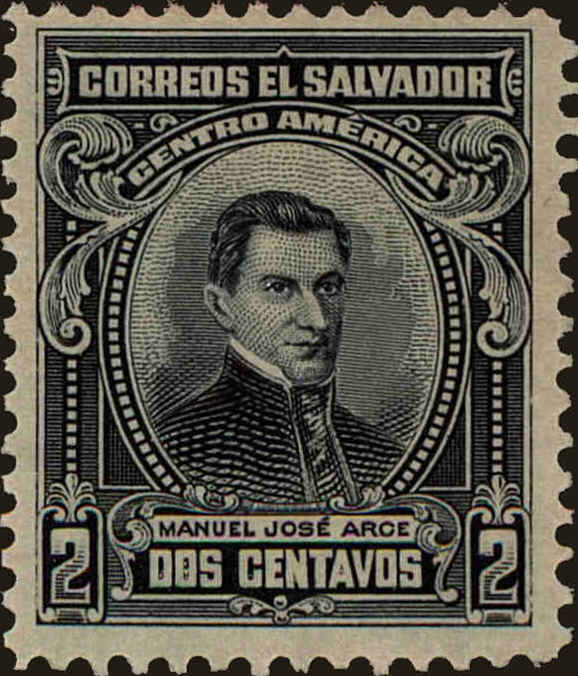 Front view of Salvador, El 475 collectors stamp