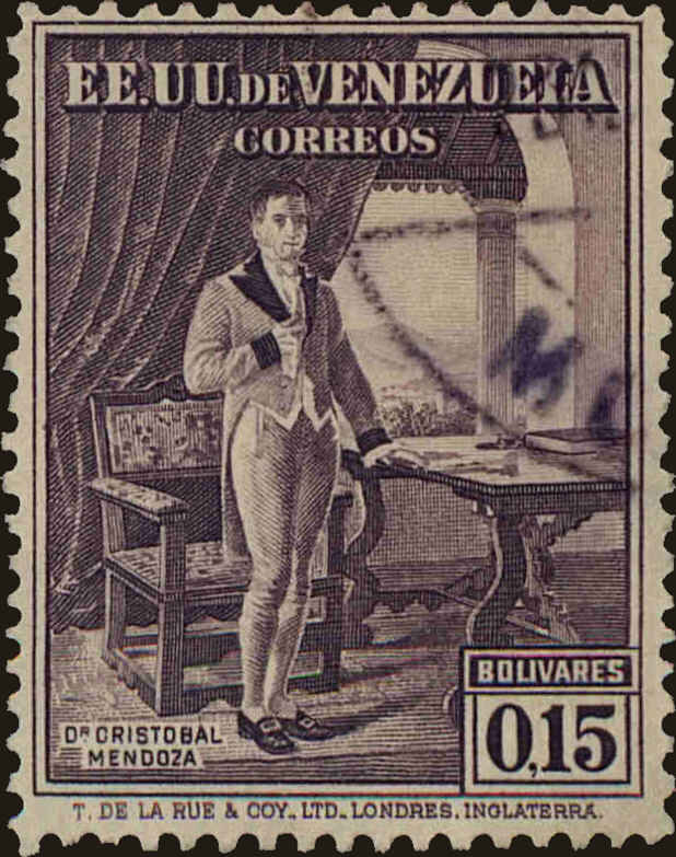 Front view of Venezuela 352 collectors stamp