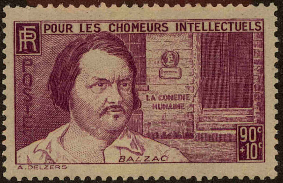 Front view of France B88 collectors stamp