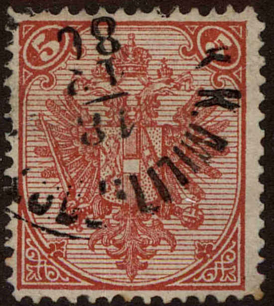Front view of Bosnia and Herzegovina 6 collectors stamp