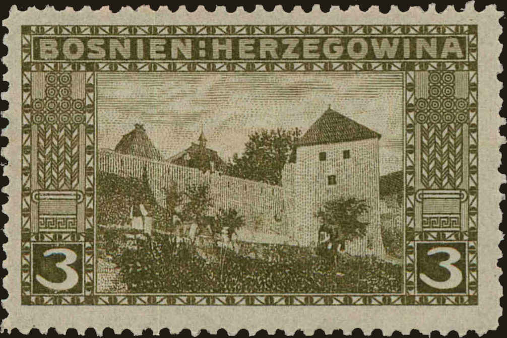 Front view of Bosnia and Herzegovina 32 collectors stamp
