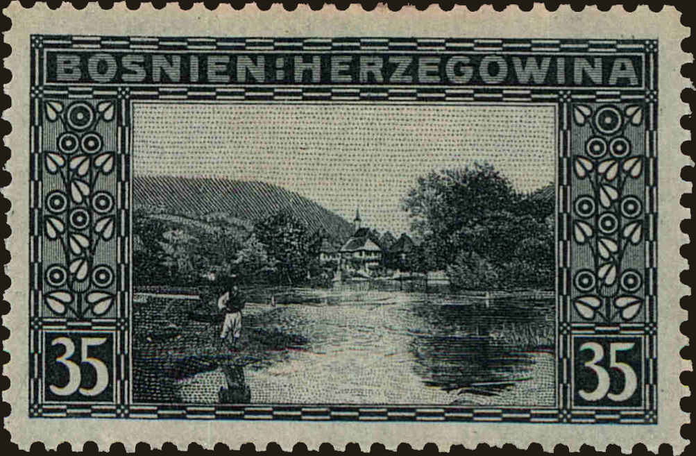 Front view of Bosnia and Herzegovina 39 collectors stamp
