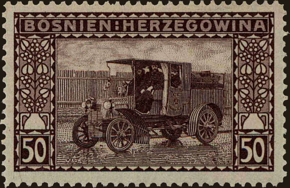 Front view of Bosnia and Herzegovina 42 collectors stamp