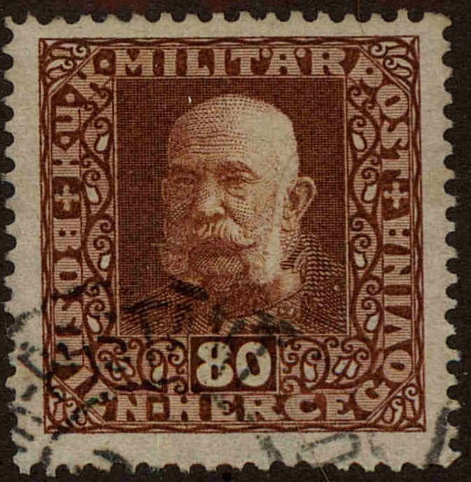 Front view of Bosnia and Herzegovina 98 collectors stamp