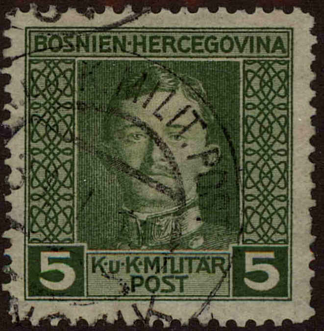 Front view of Bosnia and Herzegovina 106 collectors stamp