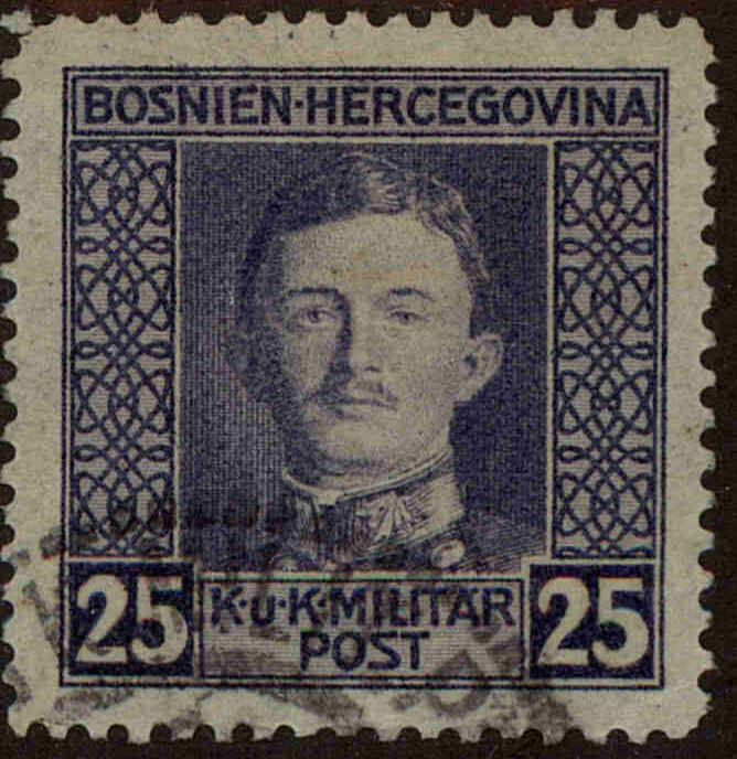 Front view of Bosnia and Herzegovina 112 collectors stamp