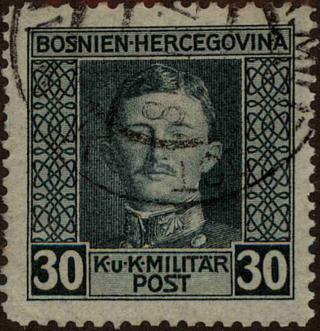 Front view of Bosnia and Herzegovina 113 collectors stamp