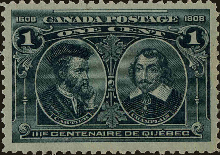 Front view of Canada 97 collectors stamp