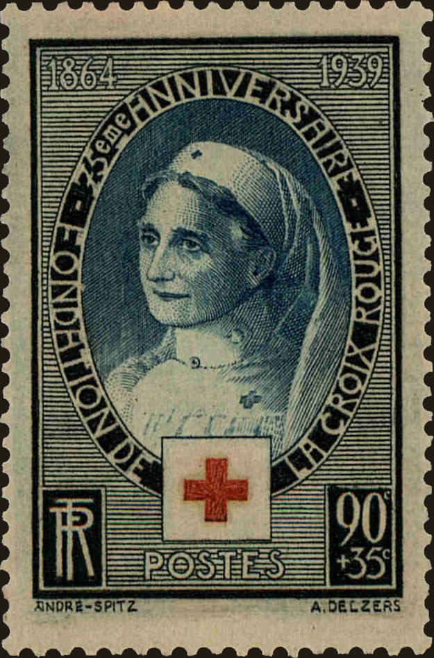 Front view of France B81 collectors stamp