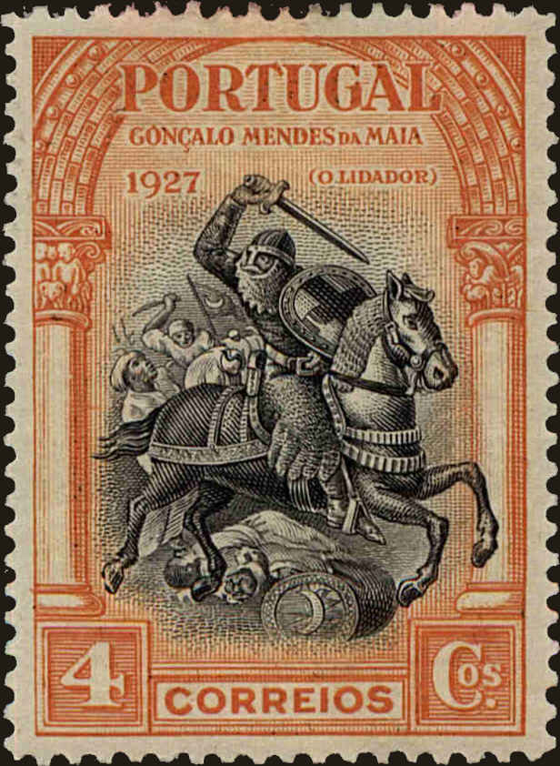 Front view of Portugal 424 collectors stamp