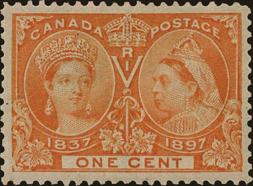 Front view of Canada 51 collectors stamp