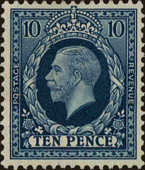 Front view of Great Britain 219 collectors stamp