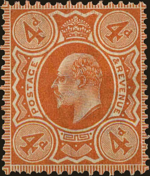 Front view of Great Britain 144 collectors stamp