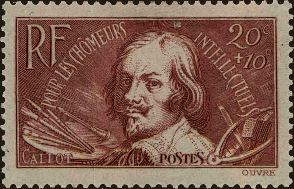 Front view of France B48 collectors stamp