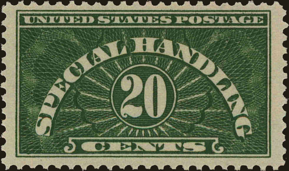 Front view of United States QE3 collectors stamp