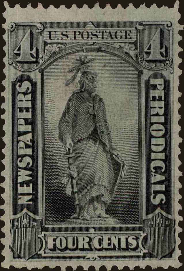 Front view of United States PR11 collectors stamp
