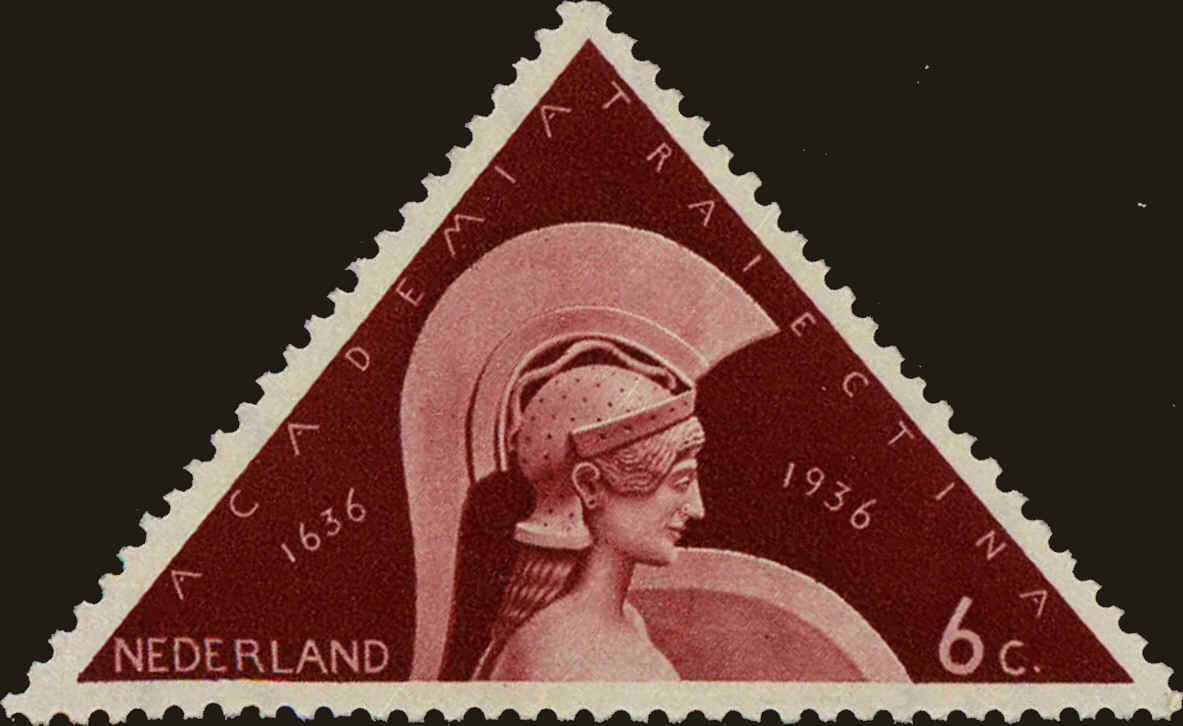 Front view of Netherlands 204 collectors stamp